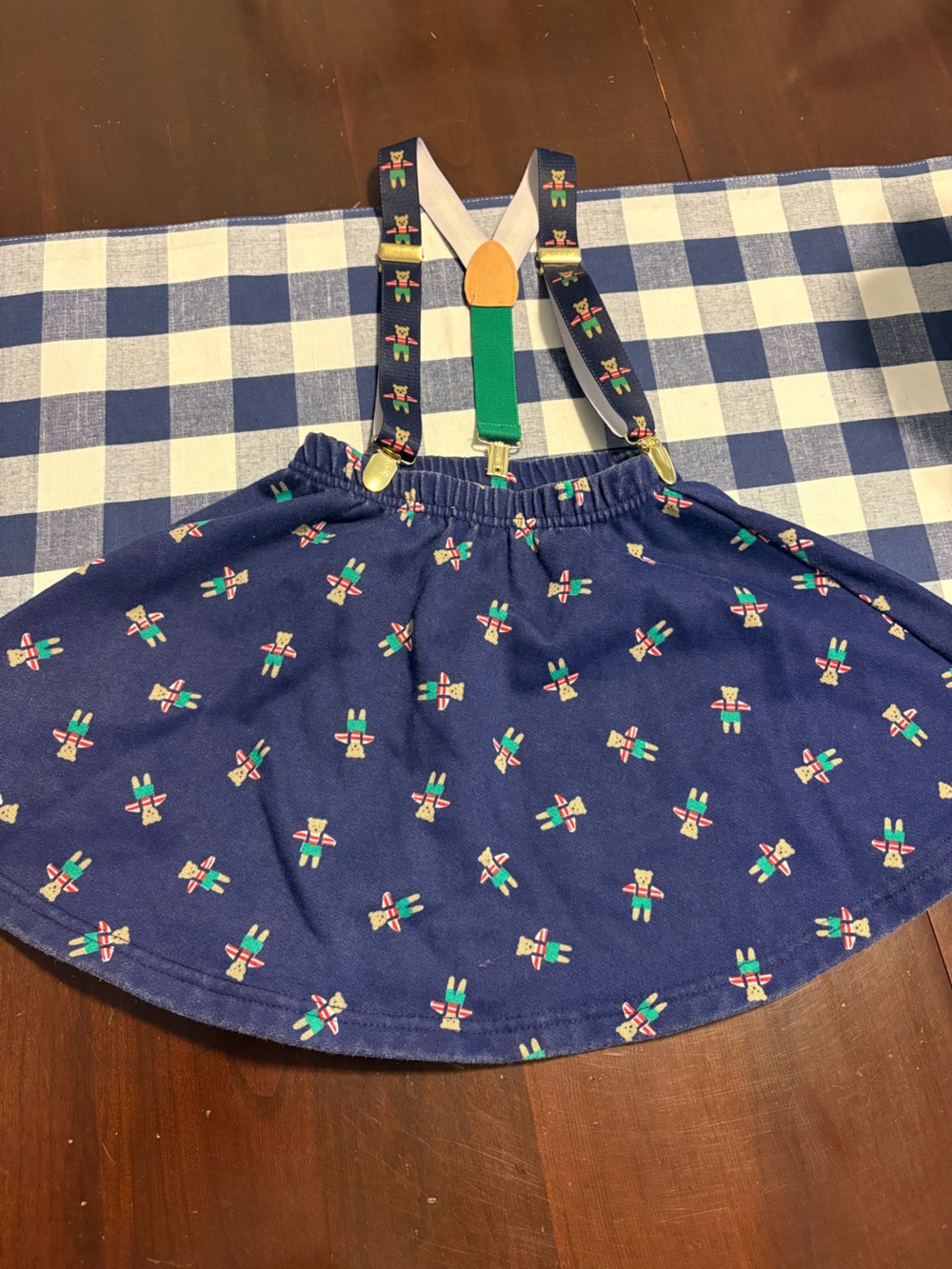 Heartstring dress, jumper, skirt, suspenders, vintage, 1980’s